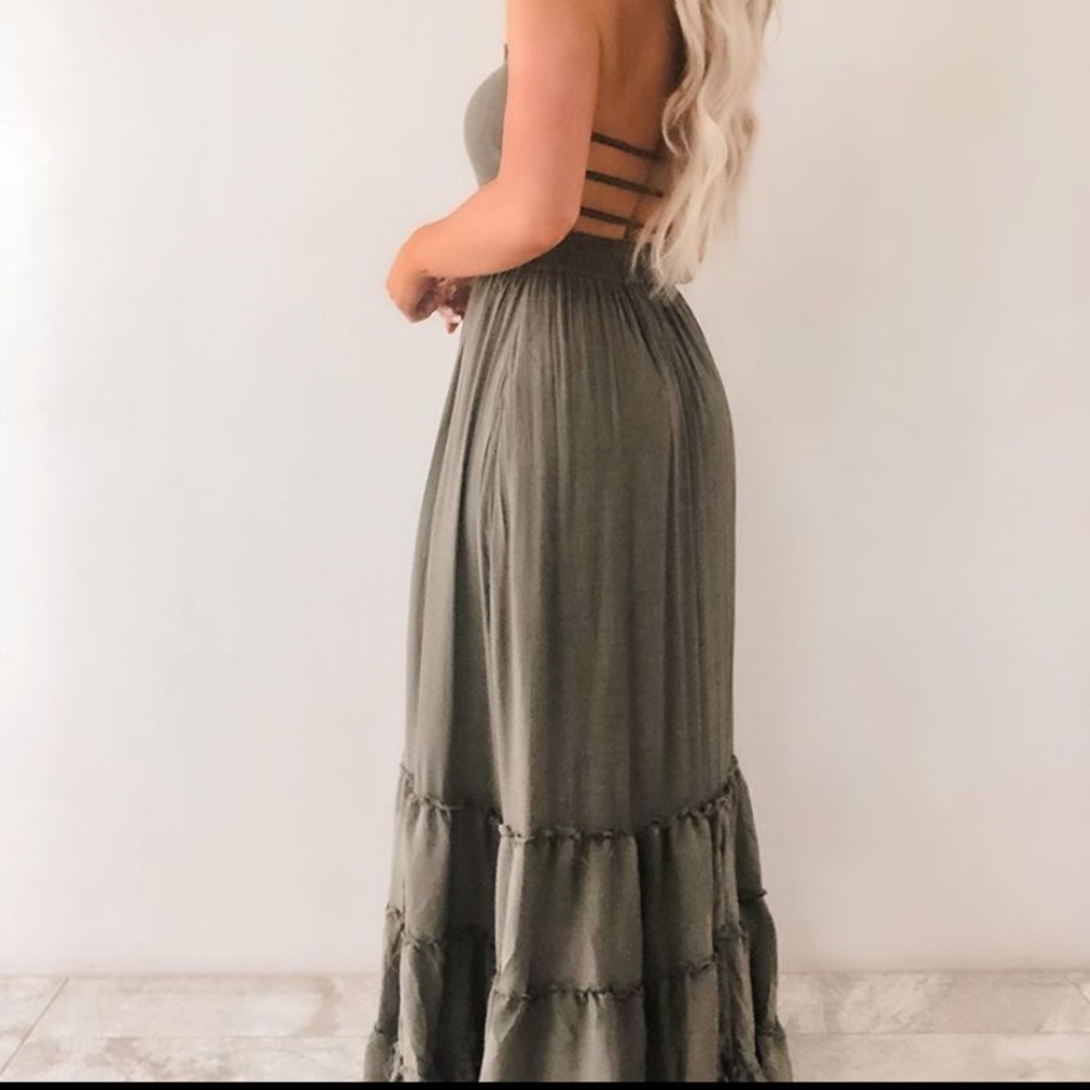 Olive Maxi Dress